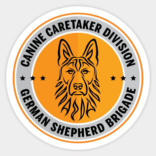 German Shepherd Brigade Sticker
